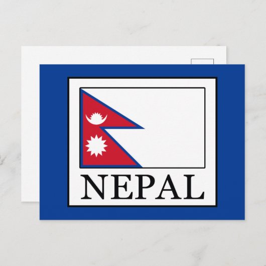 Nepal Briefkaart (Voorkant / Achterkant)