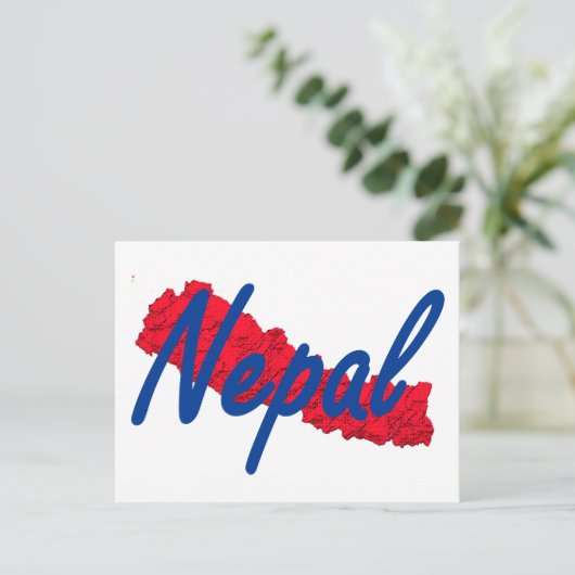 Nepal Briefkaart (Staand voorkant)