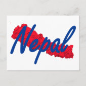 Nepal Briefkaart (Voorkant)