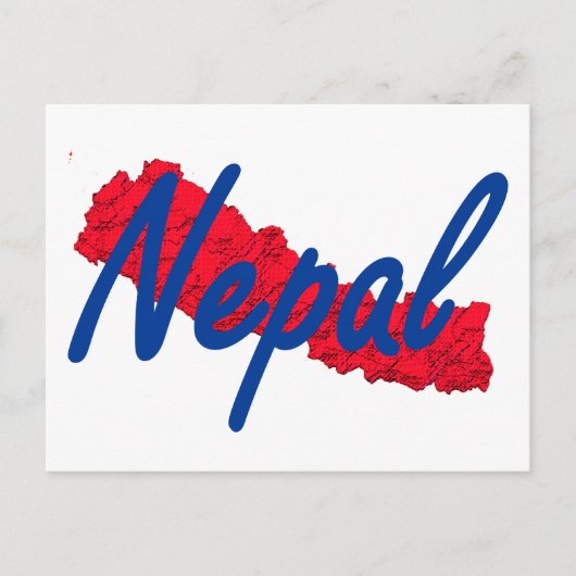 Nepal Briefkaart (Voorkant)