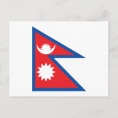 Nepal-Briefkaart Briefkaart (Voorkant)