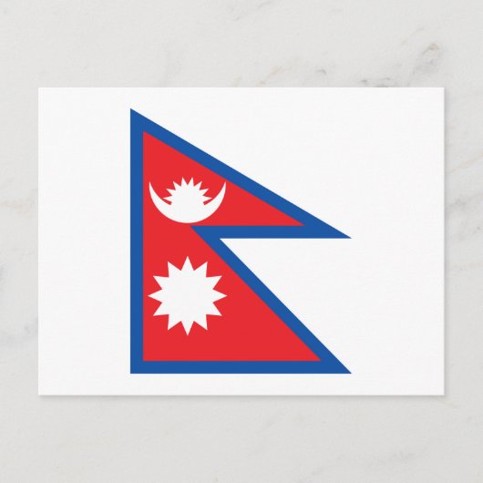 Nepal-Briefkaart Briefkaart (Voorkant)