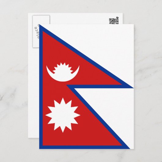 Nepal-Briefkaart Briefkaart (Voorkant / Achterkant)