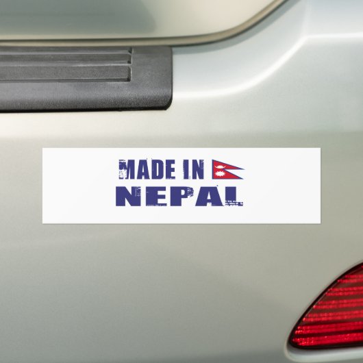 NEPAL BUMPERSTICKER (Op auto)