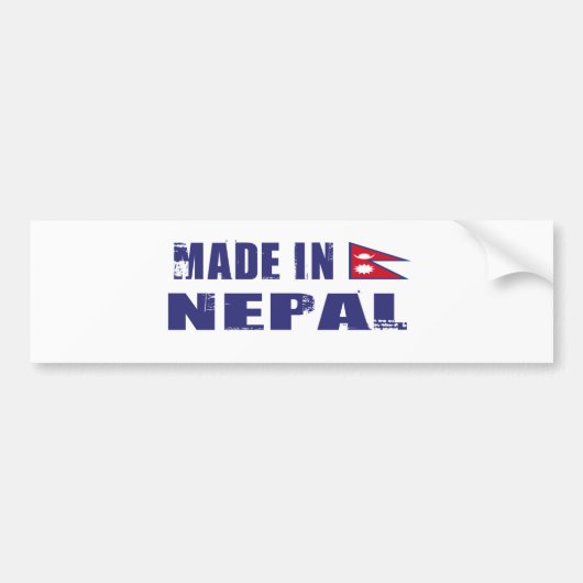 NEPAL BUMPERSTICKER (Voorkant)