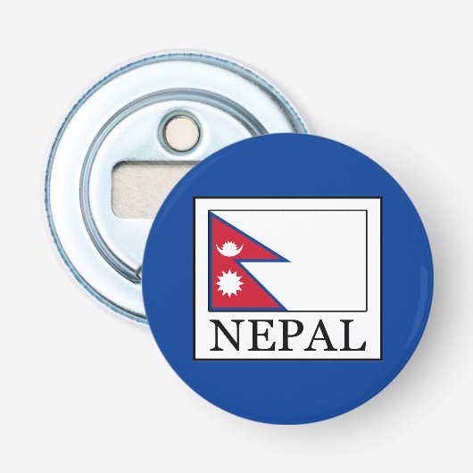Nepal Button Flesopener (Voorkant)