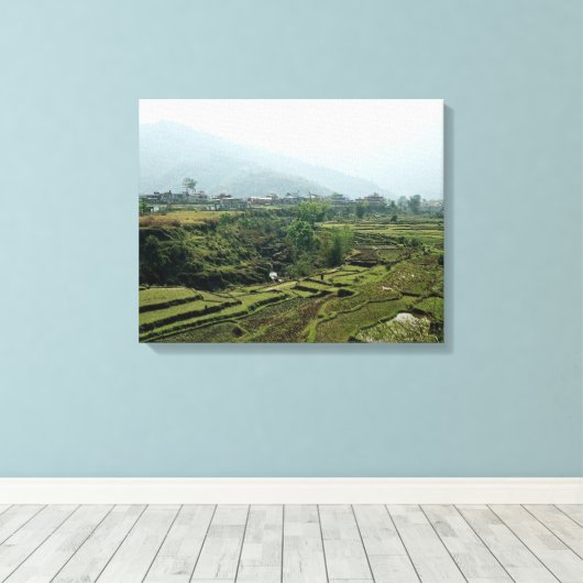 Nepal Canvas Afdruk (Insitu (Houten vloer))
