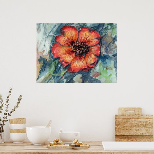 Nepal Cinquefoil Flower Poster (Keuken)