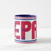 Nepal Eilanden Nationale Vlag Patriottische Koffie Mok (Midden)