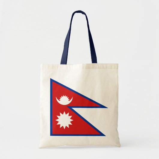 Nepal Flag Bag Tote Bag (Voorkant)