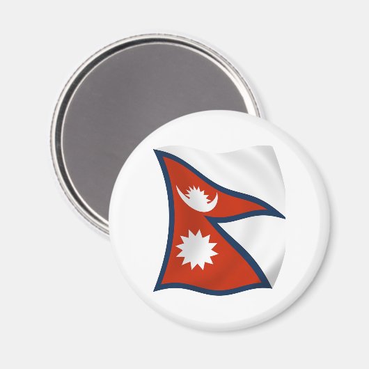 Nepal Flag Magnet (Voorkant / Achterkant)