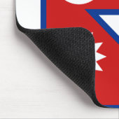 Nepal Flag Mousepad Muismat (Hoek)