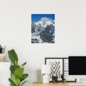 Nepal, Himalaya, uitzicht van de Mount Everest uit Poster (Thuiskantoor)