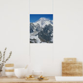 Nepal, Himalaya, uitzicht van de Mount Everest uit Poster (Keuken)