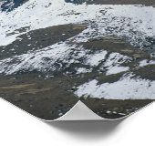 Nepal, Himalaya, uitzicht van de Mount Everest uit Poster (Hoek)