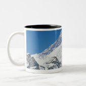 Nepal, Himalaya, uitzicht van de Mount Everest uit Tweekleurige Koffiemok (Links)
