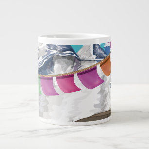 Nepal Himalayan Prayer Flags Travel poster Grote Koffiekop