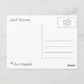 Nepal-kaart Briefkaart (Achterkant)