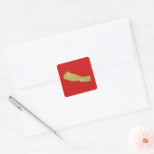 Nepal Kaart Sticker (Envelop)
