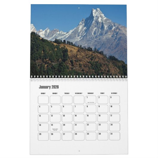 Nepal Kalender (Jan 2026)