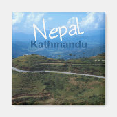 Nepal Kathmandu Reizen Souvenir Koelkast Magnet (Voorkant)