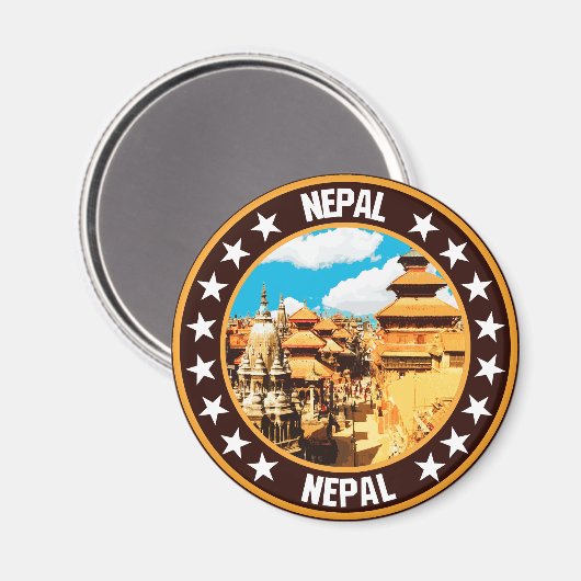 Nepal Magneet (Voorkant / Achterkant)