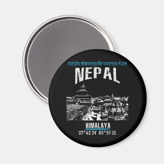 Nepal Magneet (Voorkant / Achterkant)