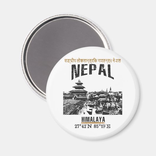 Nepal Magneet (Voorkant / Achterkant)
