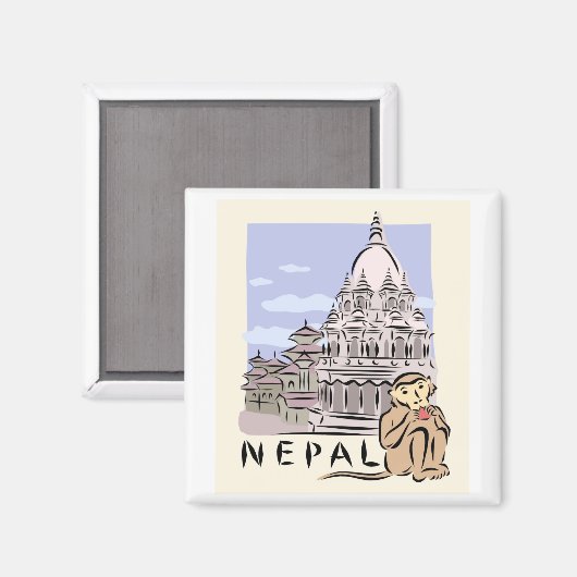 Nepal Magneet (Voorkant / Achterkant)