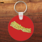 Nepal Map Sleutelhanger (Voorkant)