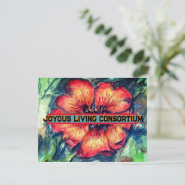Nepal met cinquefoil bloedig Joyous Living Feestdagenkaart