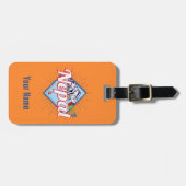 Nepal met  feestdag in de bergen Retro Bagagelabel (Voorkant horizontaal)