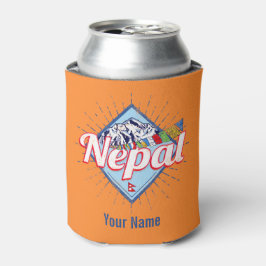 Nepal met feestdag in de bergen Retro Blikjeskoeler