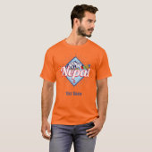 Nepal met  feestdag in de bergen Retro T-shirt (Voorkant volledig)