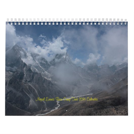 Nepal Mount Everest Base Camp Trek 2016 Calendar Kalender (Hoes)