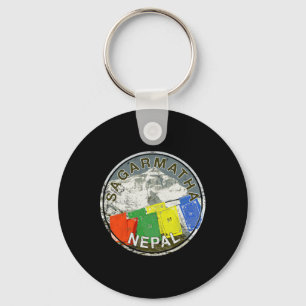 Nepal Mount Everest Sagarmatha Bergbeklimmen T Sleutelhanger
