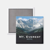 Nepal Mt. Everest Reisfoto Souvenir Magnets Magneet (Voorkant / Achterkant)