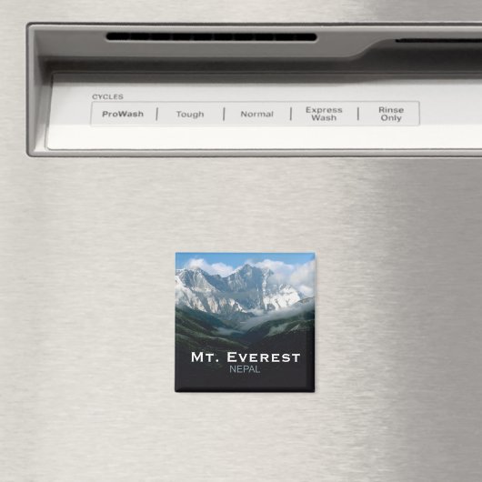 Nepal Mt. Everest Reisfoto Souvenir Magnets Magneet (Insitu (Vaatwasser))
