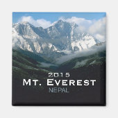 Nepal Mt. Everest Reisfoto Souvenir Magnets Magneet (Voorkant)