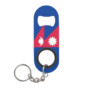 Nepal: nationaal vlaggenstaatpatriottisch mini flessenopener