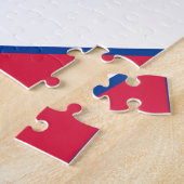 Nepal: Nationale Wereldvlag Legpuzzel (Zijkant)