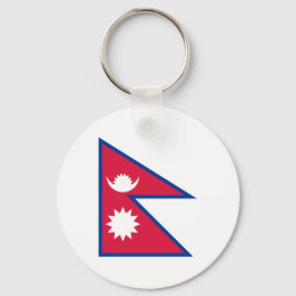 Nepal: Nationale Wereldvlag Sleutelhanger