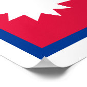 Nepal - Nepalese vlag Poster (Hoek)