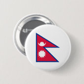 Nepal - Nepalese vlag Ronde Button 5,7 Cm (Voorkant /achterkant)