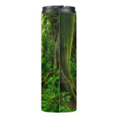 Nepal oerwoud met riverjungle, bos, grond, rivier, thermosbeker (Achterkant)