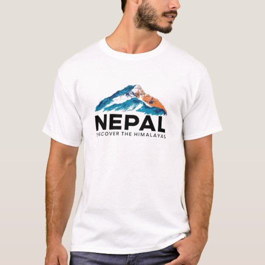 NEPAL ONTDEK DE HIMALAYA'S T-SHIRT (Voorkant)
