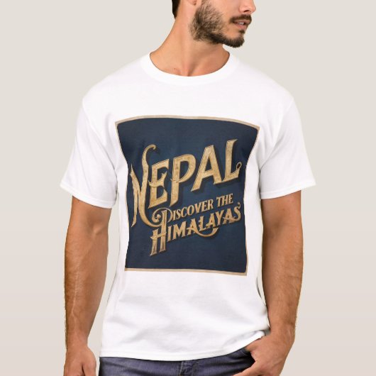 NEPAL ONTDEKT DE HIMALAYA T-SHIRT (Voorkant)