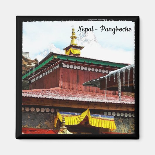 Nepal - Pangboche - Everest Trek Magneet (Voorkant)