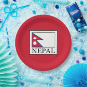 Nepal Papieren Bordje (Feest)