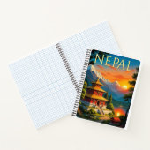 Nepal Reisposter Notitieboek (Binnen)